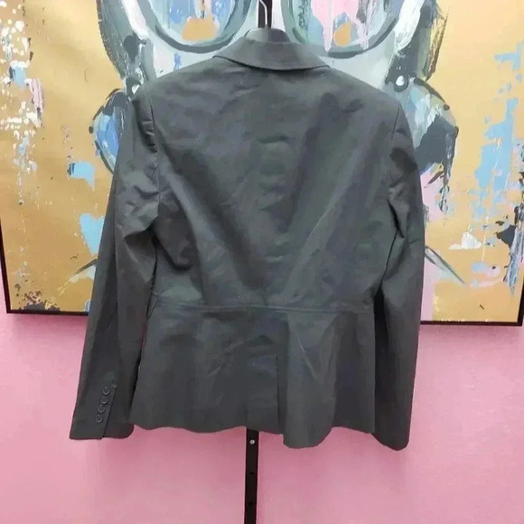 Body by Victoria Gray/Green Front Button Jacket - Picture 2 of 4